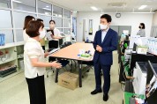 이남철 군수, 보건소 방문 코로나 대응 점검